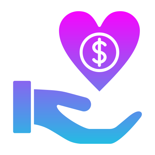 Charity Generic gradient outline icon