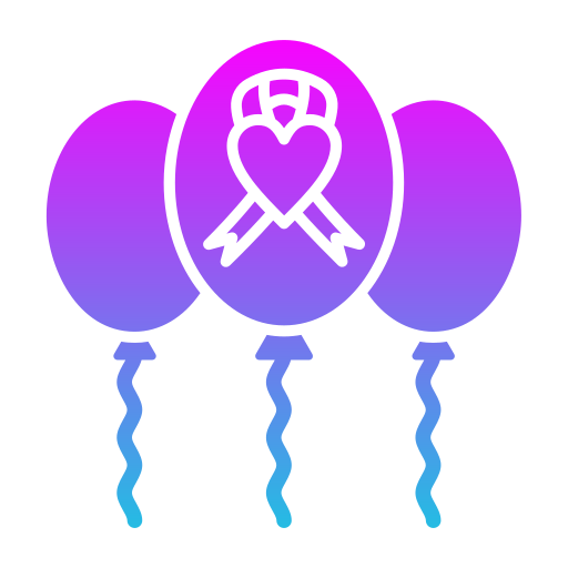 balões Generic gradient outline Ícone
