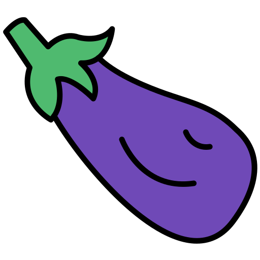 aubergine Generic color lineal-color icon