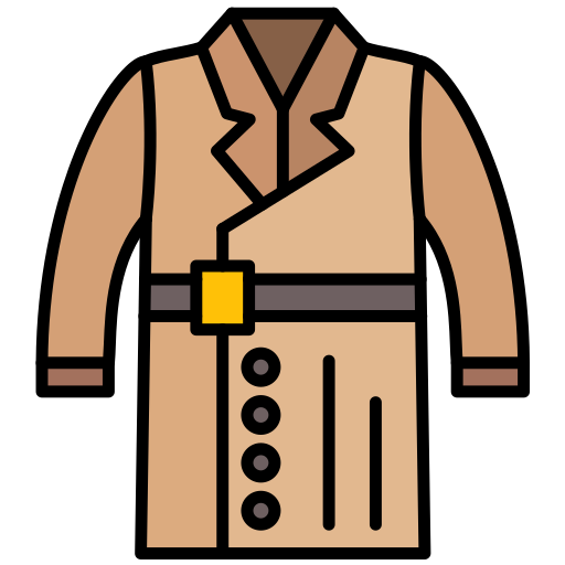 abrigo largo Generic color lineal-color icono
