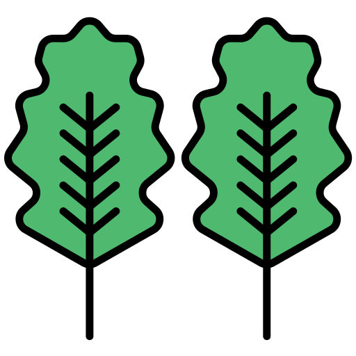 참나무 잎 Generic color lineal-color icon