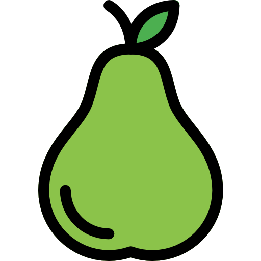 Pear Pixel Perfect Lineal Color icon