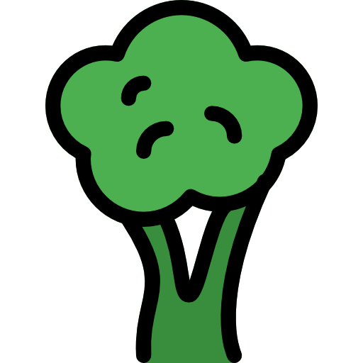Broccoli Pixel Perfect Lineal Color icon