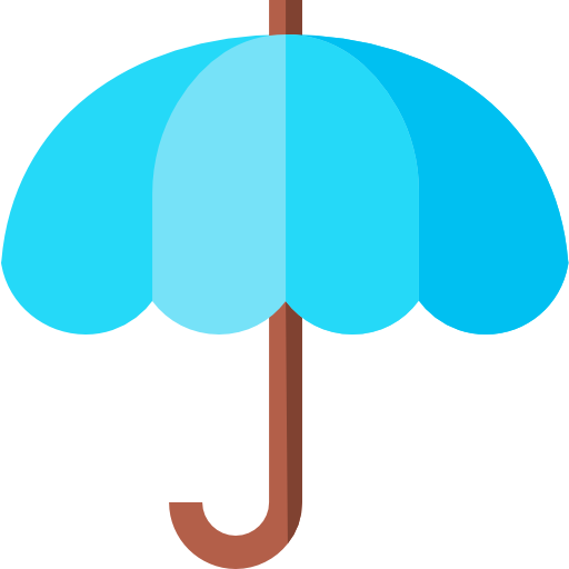 parapluie Basic Straight Flat Icône