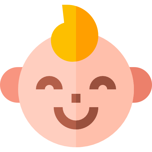 baby jongen Basic Straight Flat icoon