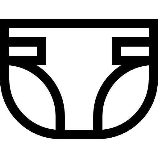 luier Basic Straight Lineal icoon