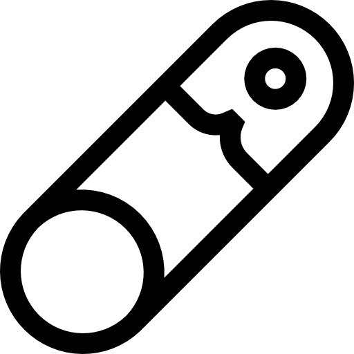 베이비 핀 Basic Straight Lineal icon