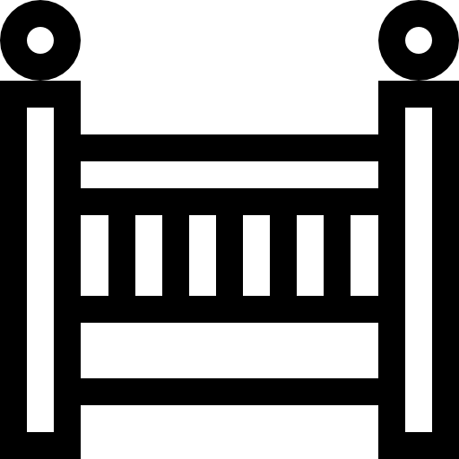 kolebka Basic Straight Lineal ikona