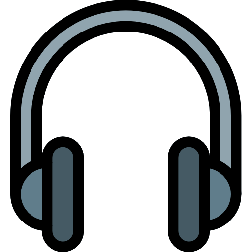 Headphones Pixel Perfect Lineal Color icon
