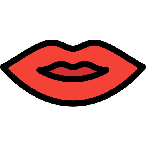 Lips Pixel Perfect Lineal Color icon