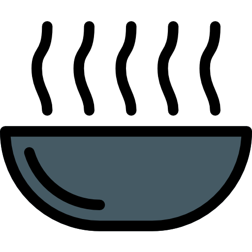 Bowl Pixel Perfect Lineal Color icon