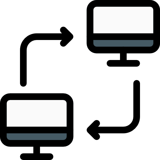 serwery Pixel Perfect Lineal Color ikona