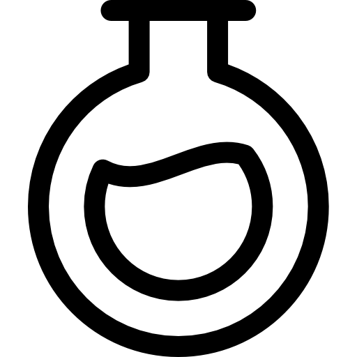 chimica Basic Rounded Lineal icona