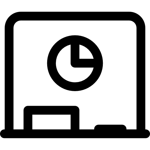 lavagna Basic Rounded Lineal icona