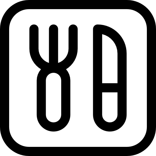 カトラリー Basic Rounded Lineal icon