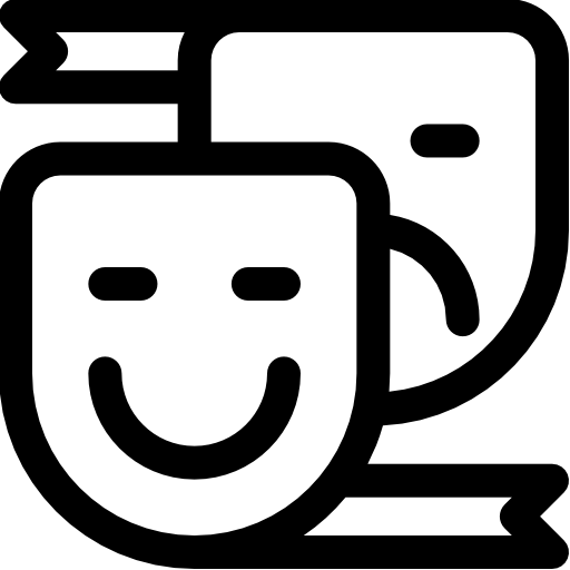 シアター Basic Rounded Lineal icon