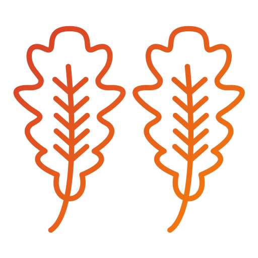 Oak leaf Generic gradient outline icon