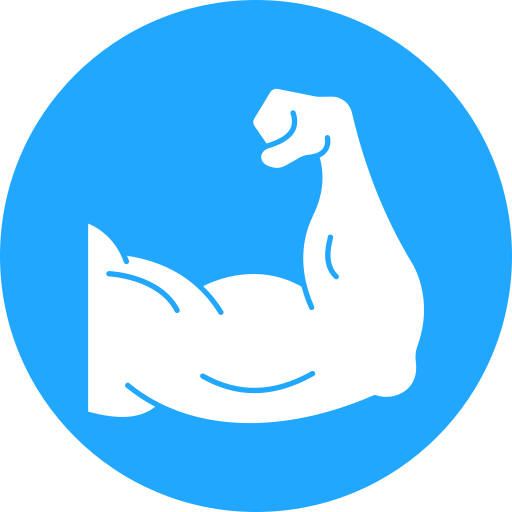 Muscle Generic color fill icon