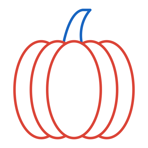 calabaza Generic color outline icono