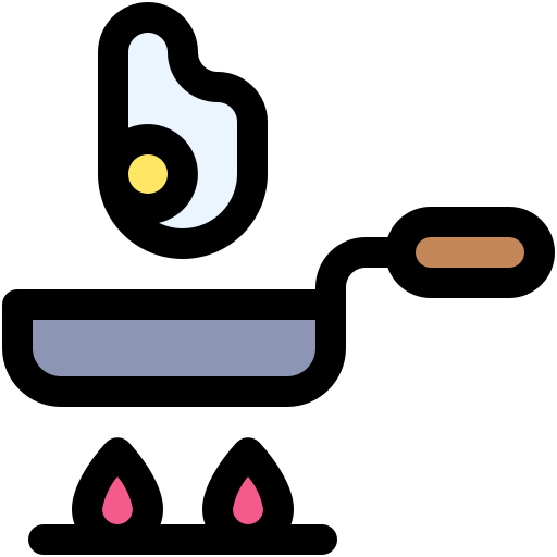 フライパン Generic color lineal-color icon