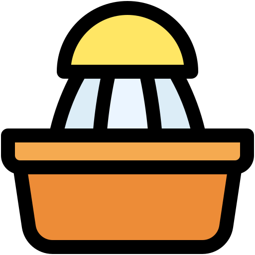 オレンジ絞り器 Generic color lineal-color icon