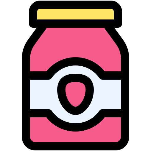 ジャム瓶 Generic color lineal-color icon