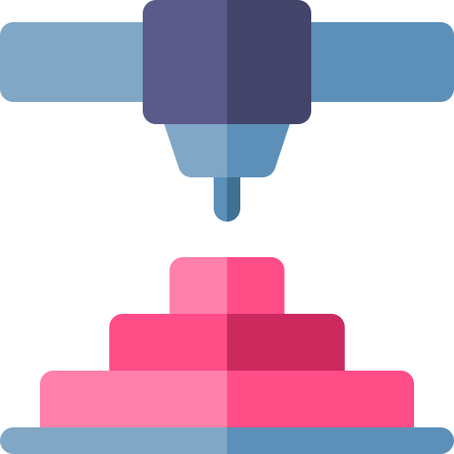 Additive manufacturing Basic Rounded Flat icon