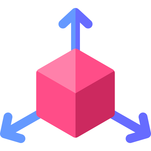 tridimensional Basic Rounded Flat icono