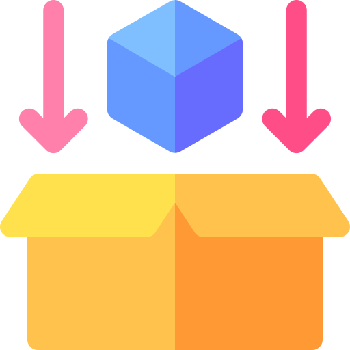 embalaje Basic Rounded Flat icono