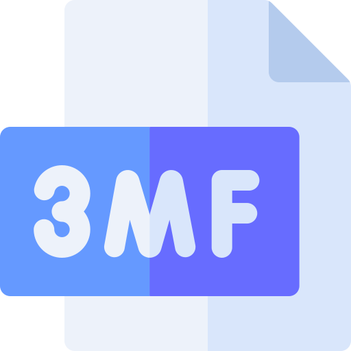 3mf Basic Rounded Flat icon