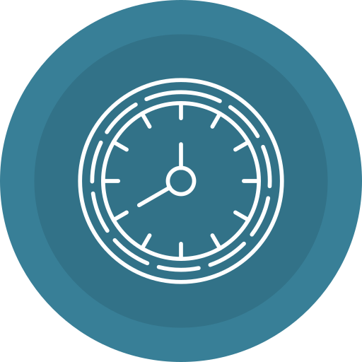 Clock Generic color fill icon