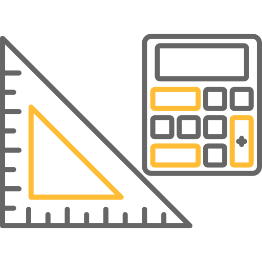 calculadora Generic color outline icono