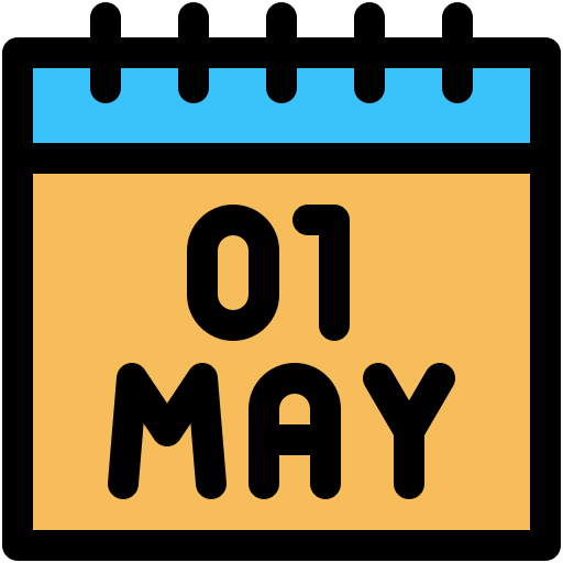 1 de mayo Generic color lineal-color icono