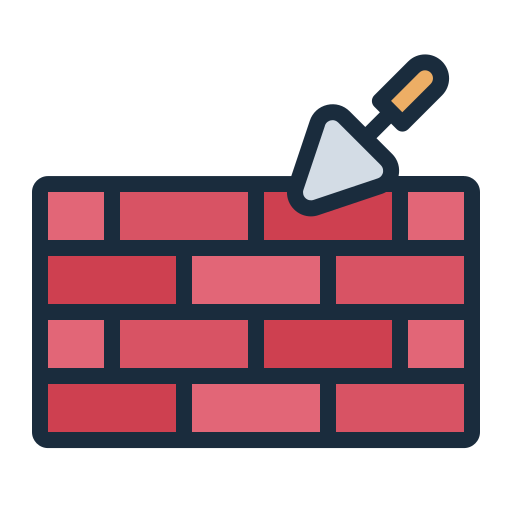 Brick wall Generic color lineal-color icon