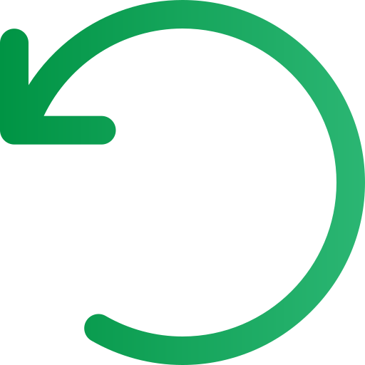 Round arrow Generic gradient outline icon