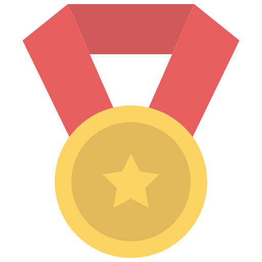 medalha Generic color fill Ícone