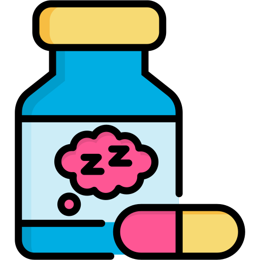 Sleeping pills Generic color lineal-color icon
