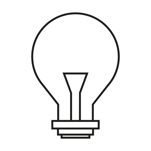 Light bulb Generic outline icon