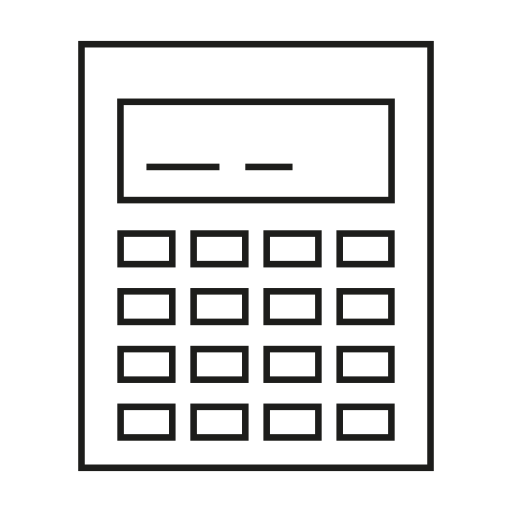 calculadora Generic outline icono