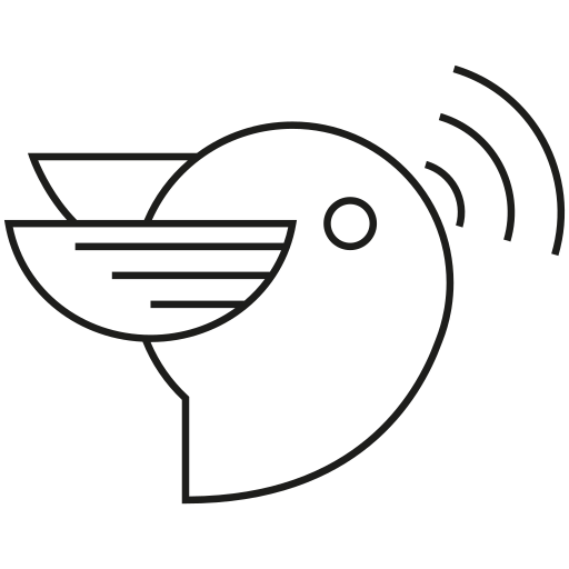 鳥 Generic outline icon
