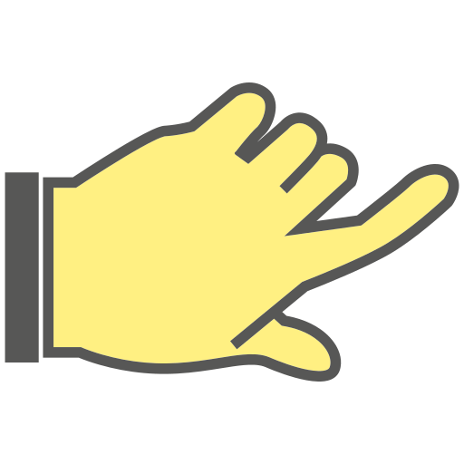 Hand Generic color lineal-color icon