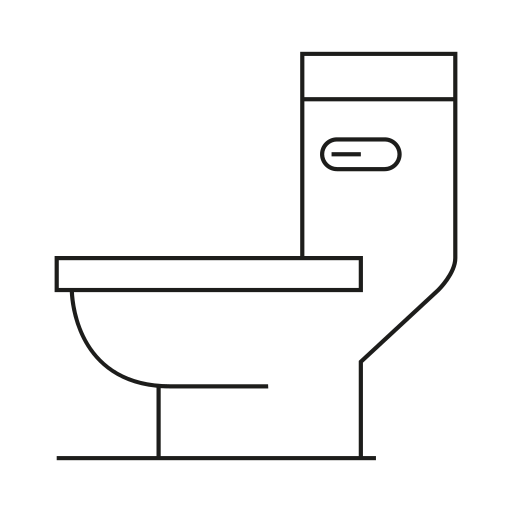 toaleta Generic outline ikona