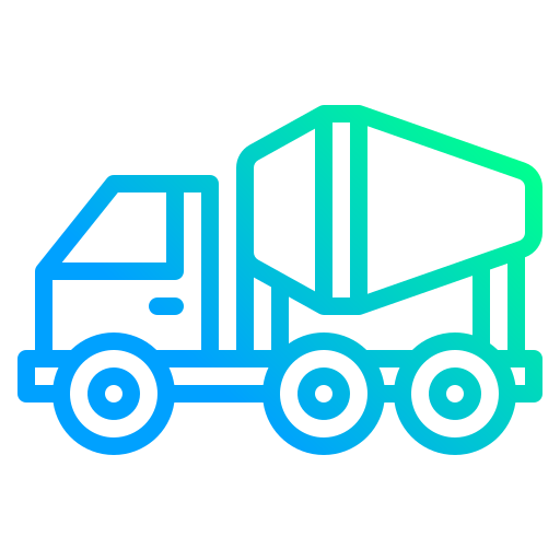 mixer vrachtwagen Generic gradient outline icoon