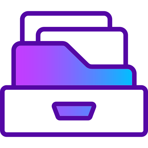 archiv Generic gradient lineal-color icon