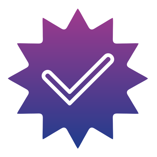 Verified Generic gradient fill icon