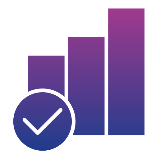 statistieken Generic gradient fill icoon