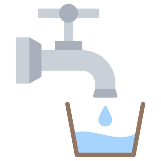 Water faucet Generic color fill icon