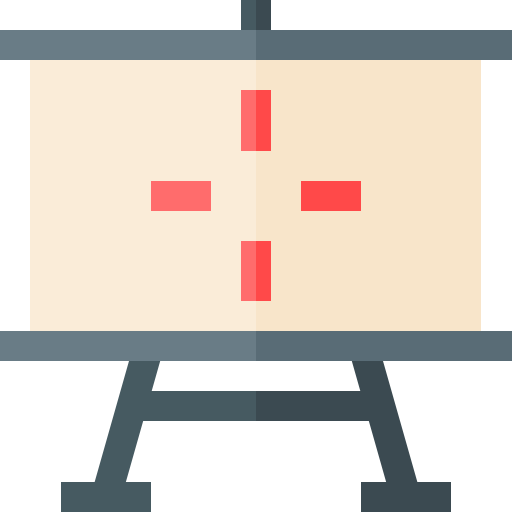 projector Basic Straight Flat icoon