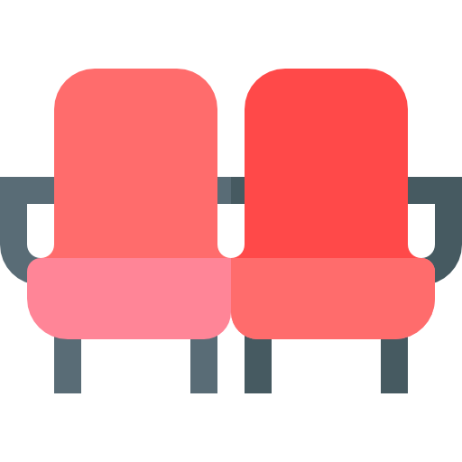 映画館の座席 Basic Straight Flat icon