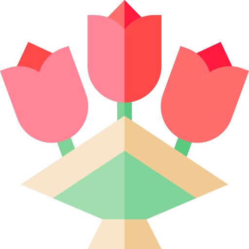 Bouquet Basic Straight Flat icon